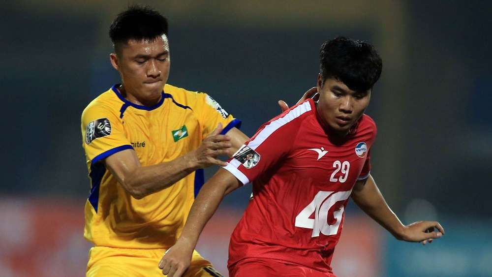 Tran Dinh Dong vs Truong Tien Anh Viettel V.League 2019