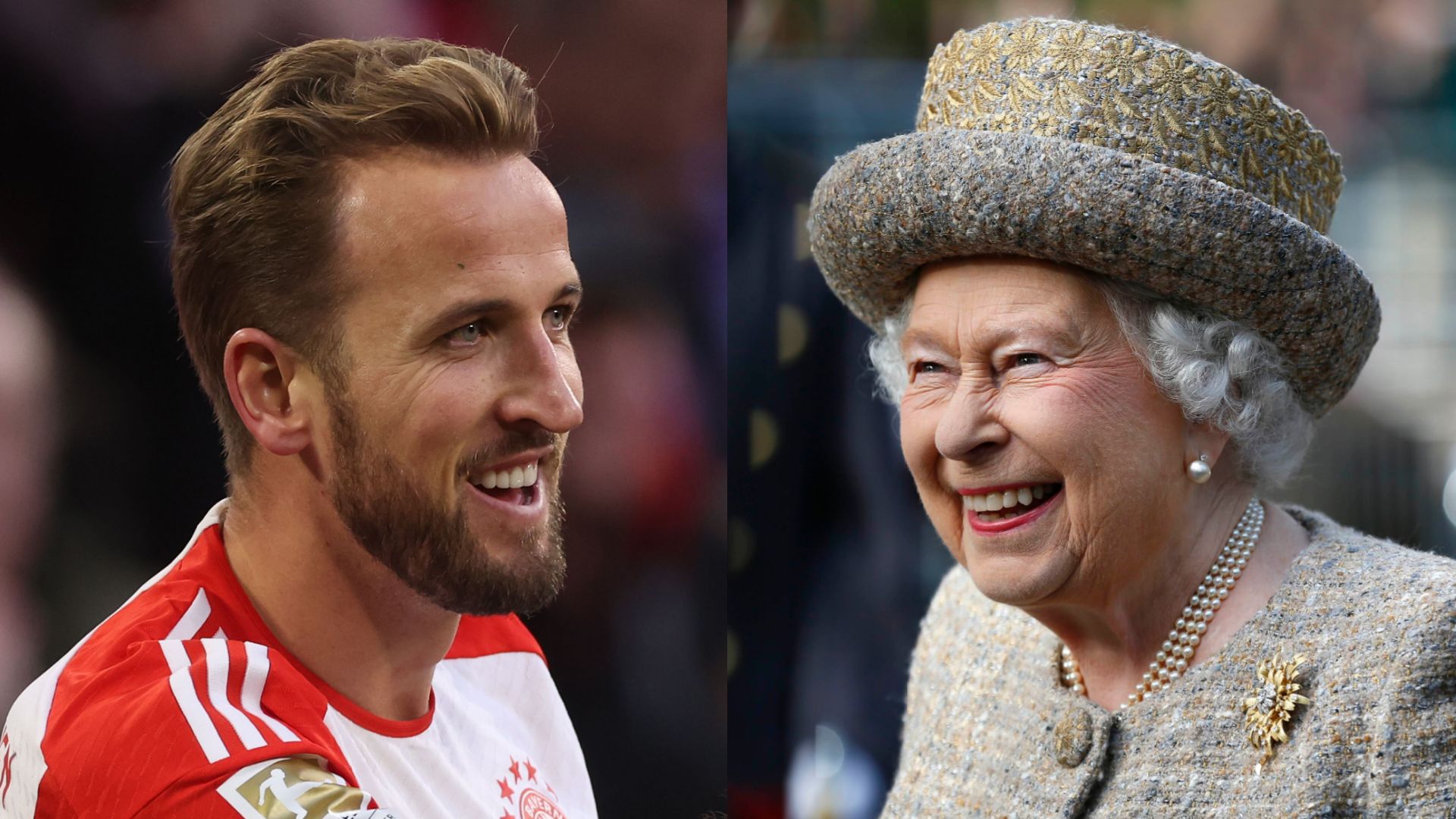 GFX Harry Kane Queen Elizabeth II