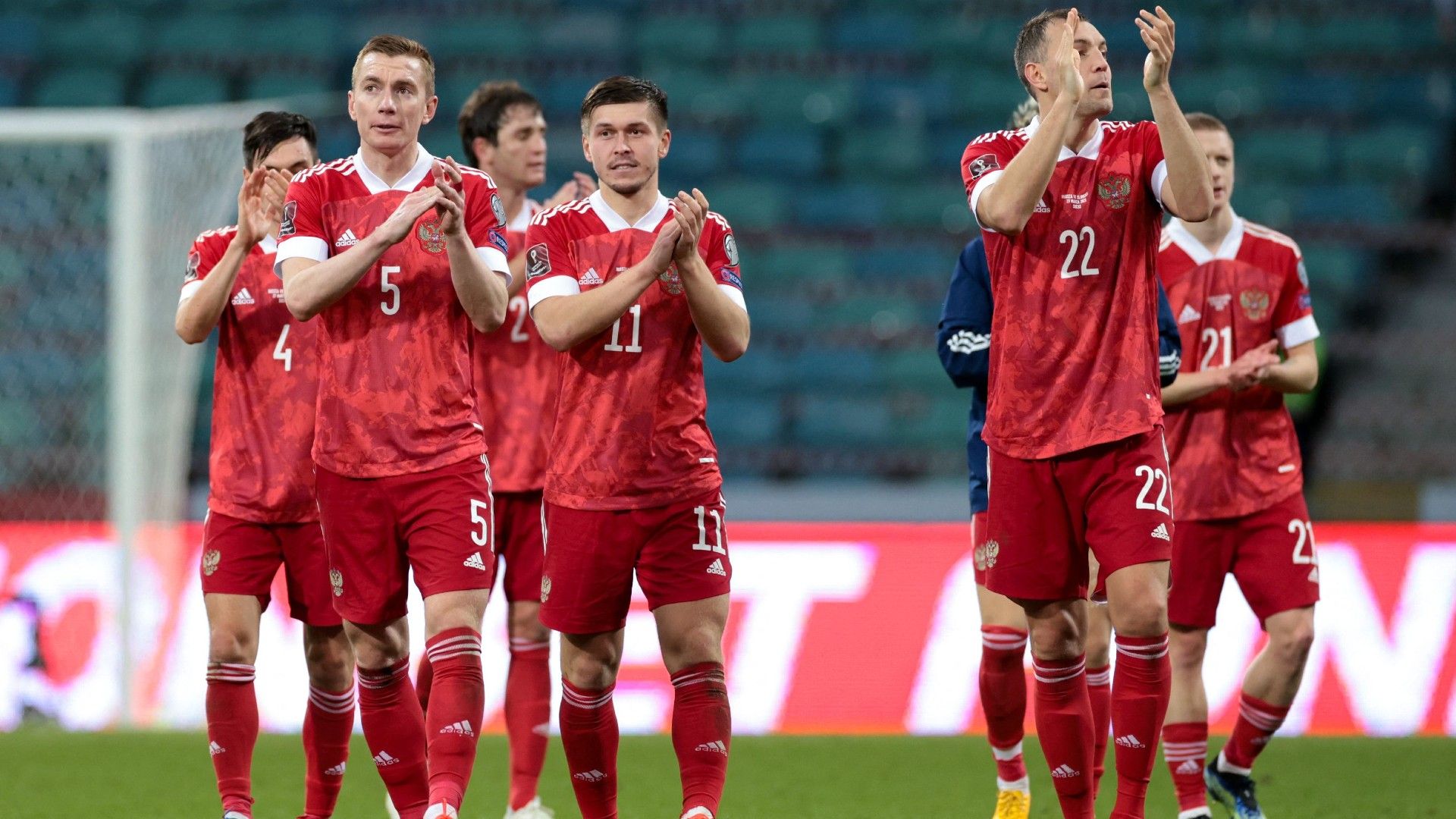 Russia celebrate 2021