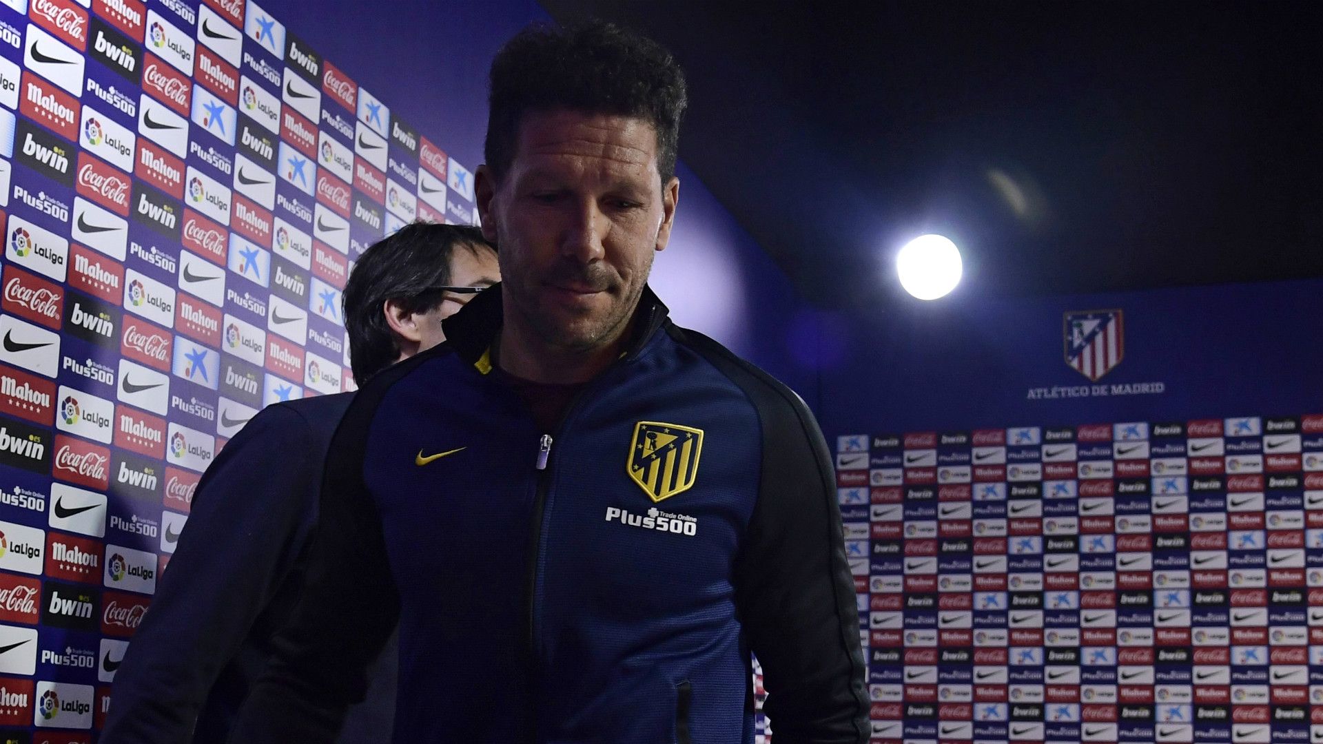 Diego Simeone before Real Madrid LaLiga