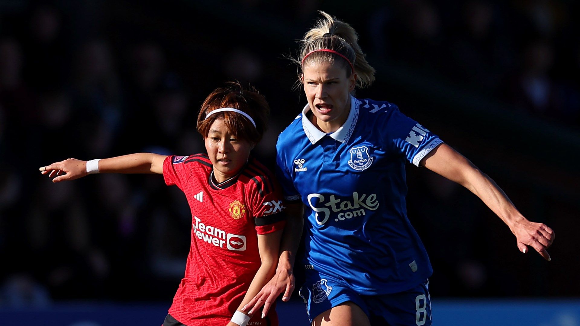 Hinata Miyazawa Justine Vanhaevermaet Man Utd Everton Women 2023-24