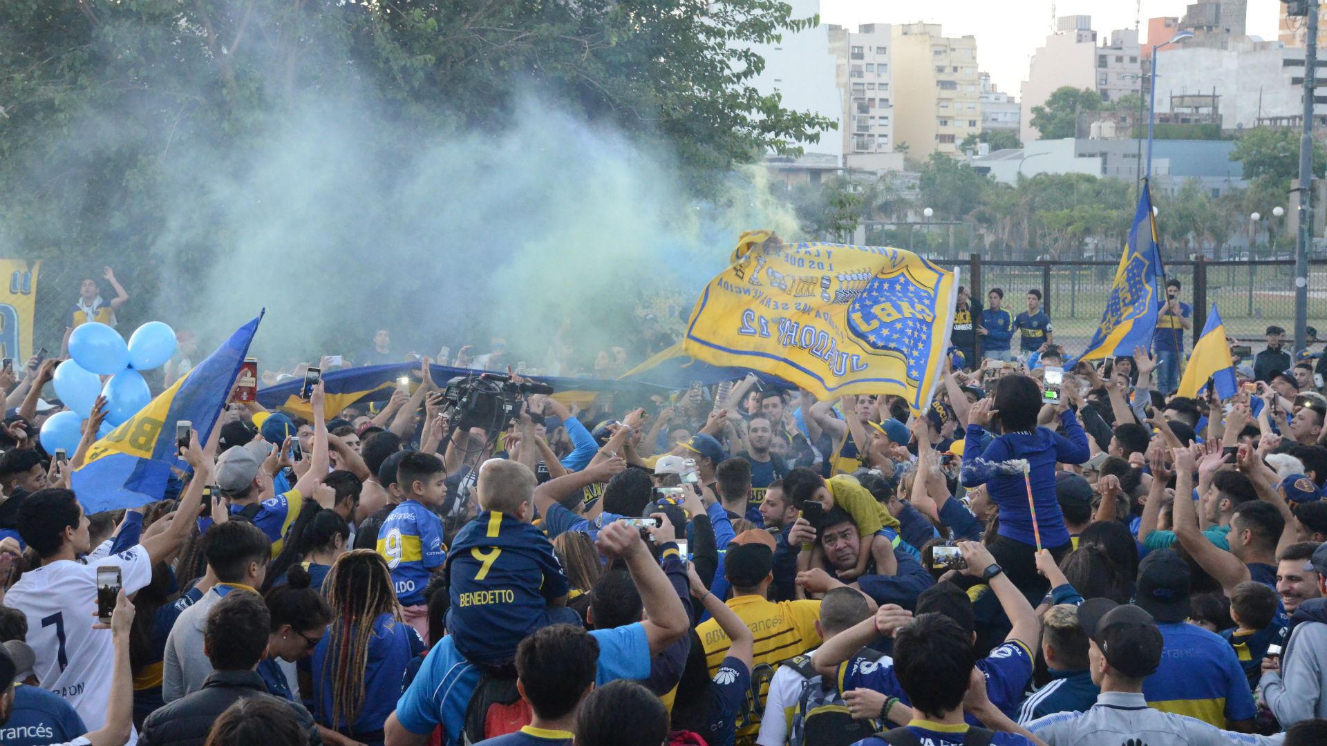 Boca Juniors fans 12042018