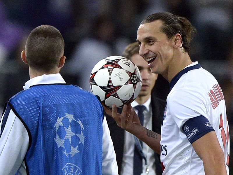 Zlatan Ibrahimovic Paris Saint Germain PSG Anderlecht Champions League 10232013