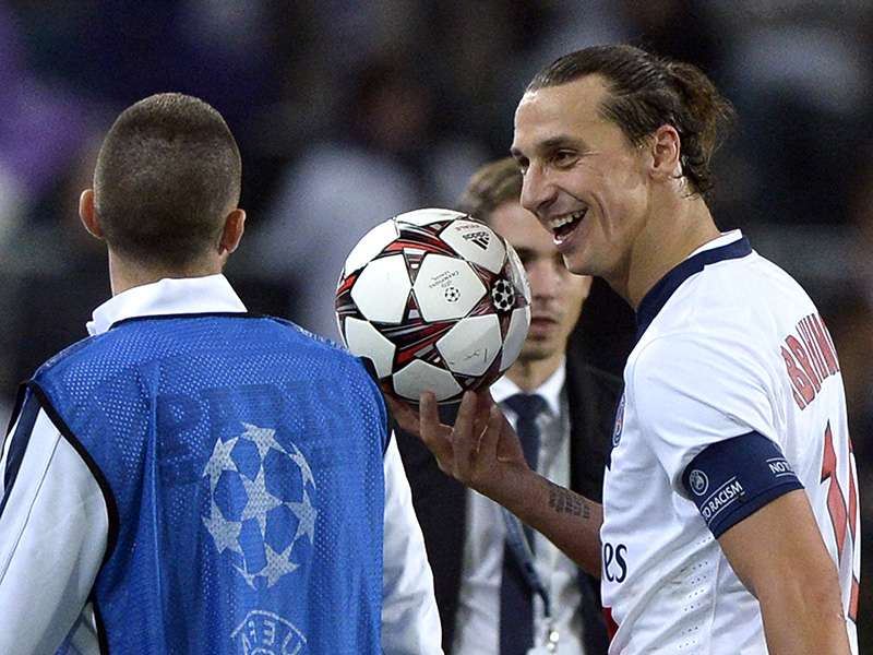 Zlatan Ibrahimovic Paris Saint Germain PSG Anderlecht Champions League 10232013