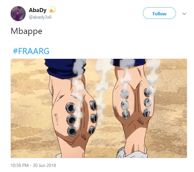 Reactions Mbappe France Argentina