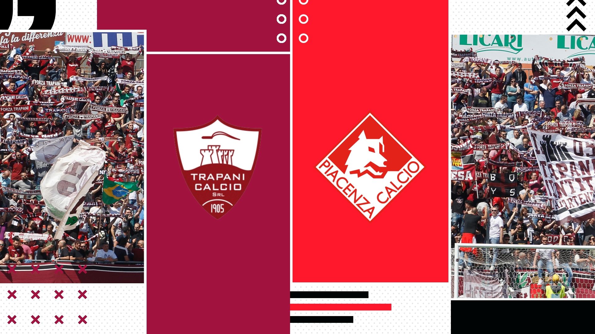 Trapani-Piacenza tv streaming