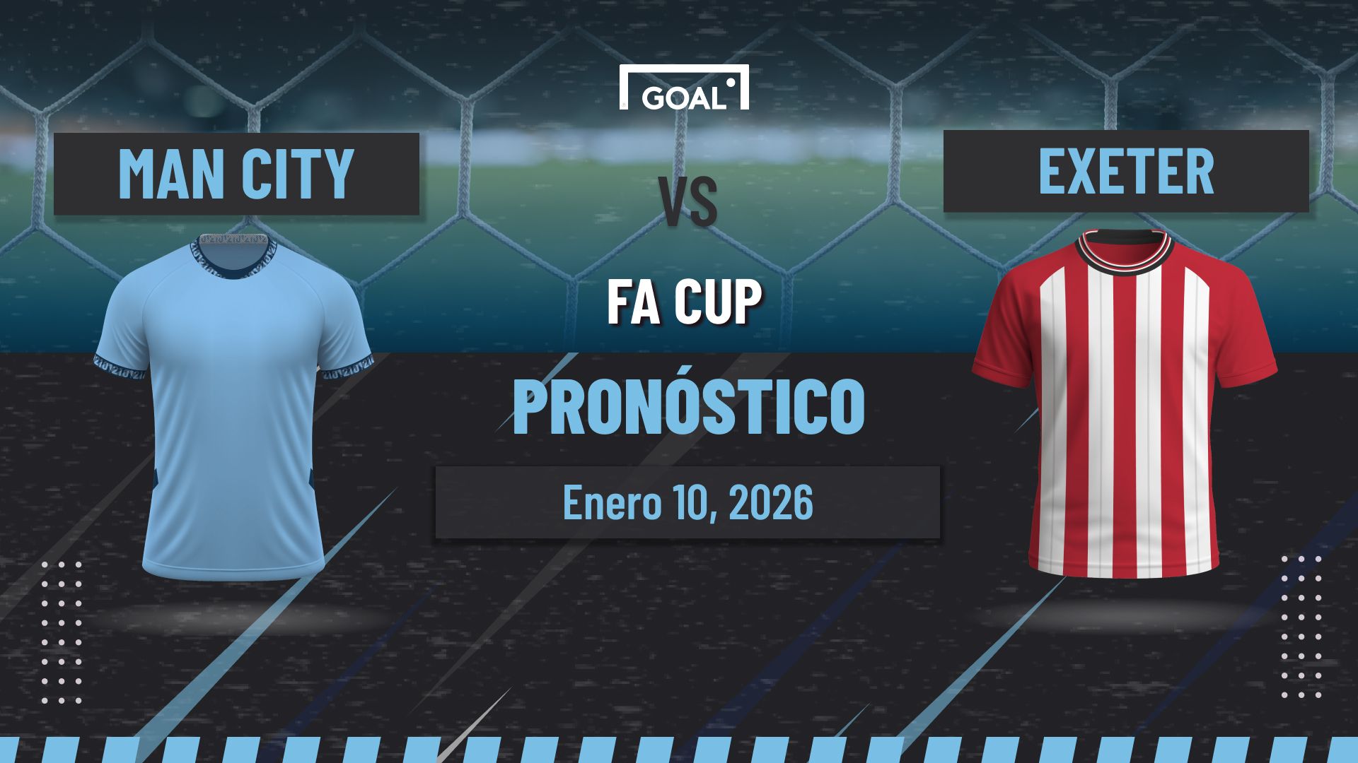 Manchester City vs Exeter Pronóstico y Apuestas FA Cup | 10/01/26