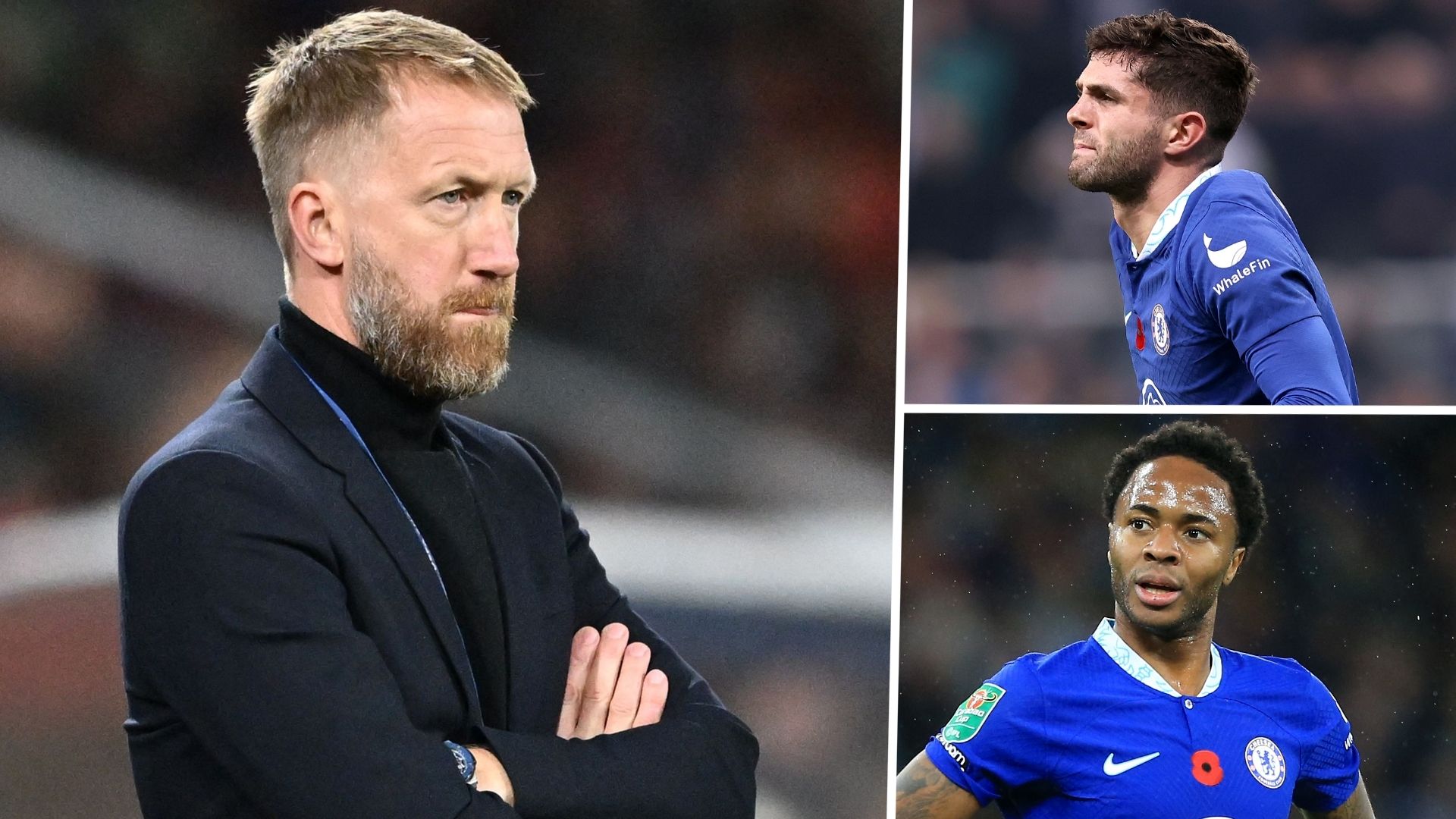 Potter Pulisic Sterling Chelsea GFX