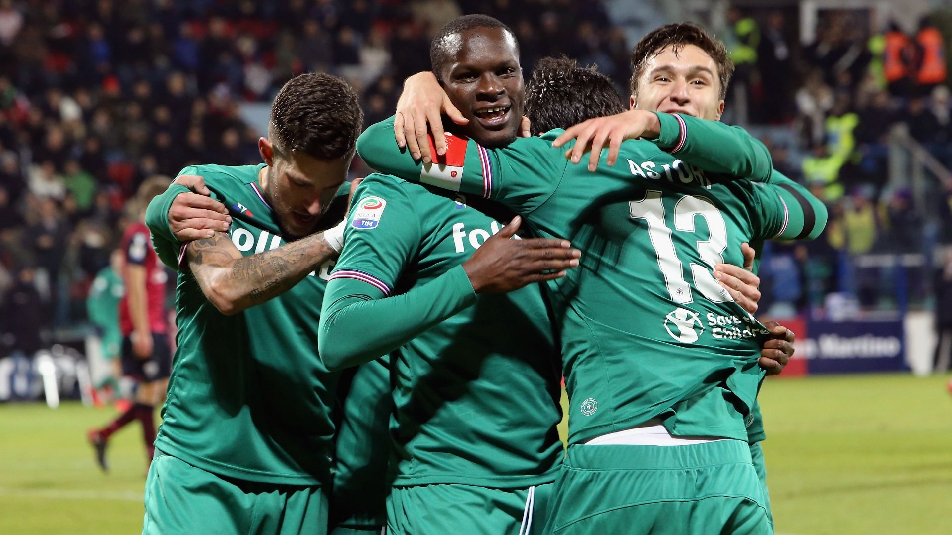 Babacar Cagliari Fiorentina Serie A