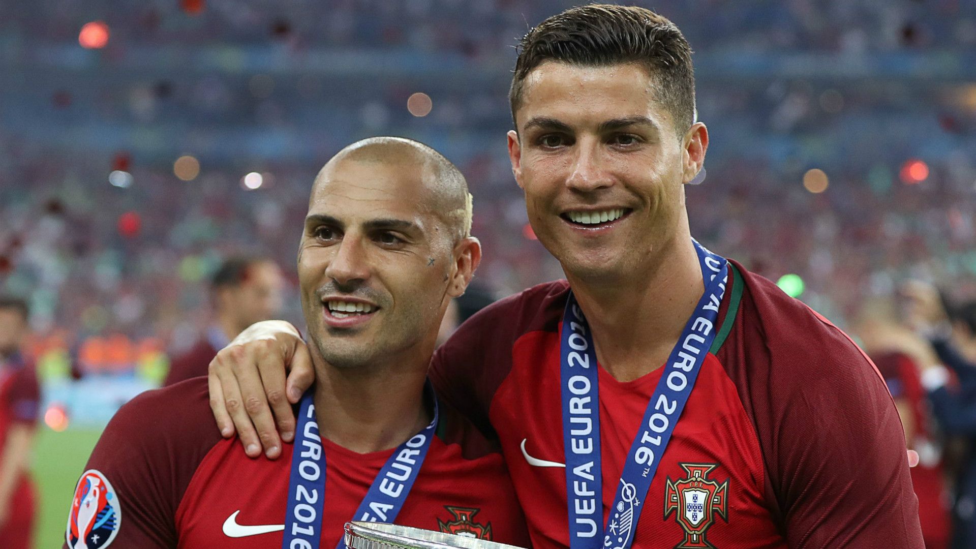 Ricardo Quaresma Cristiano Ronaldo Portugal Euro 2016