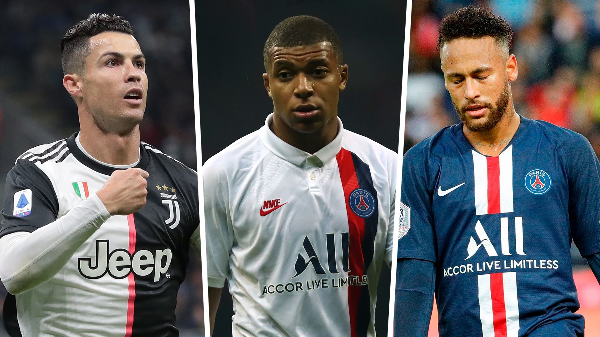 Ronaldo Mbappe Neymar