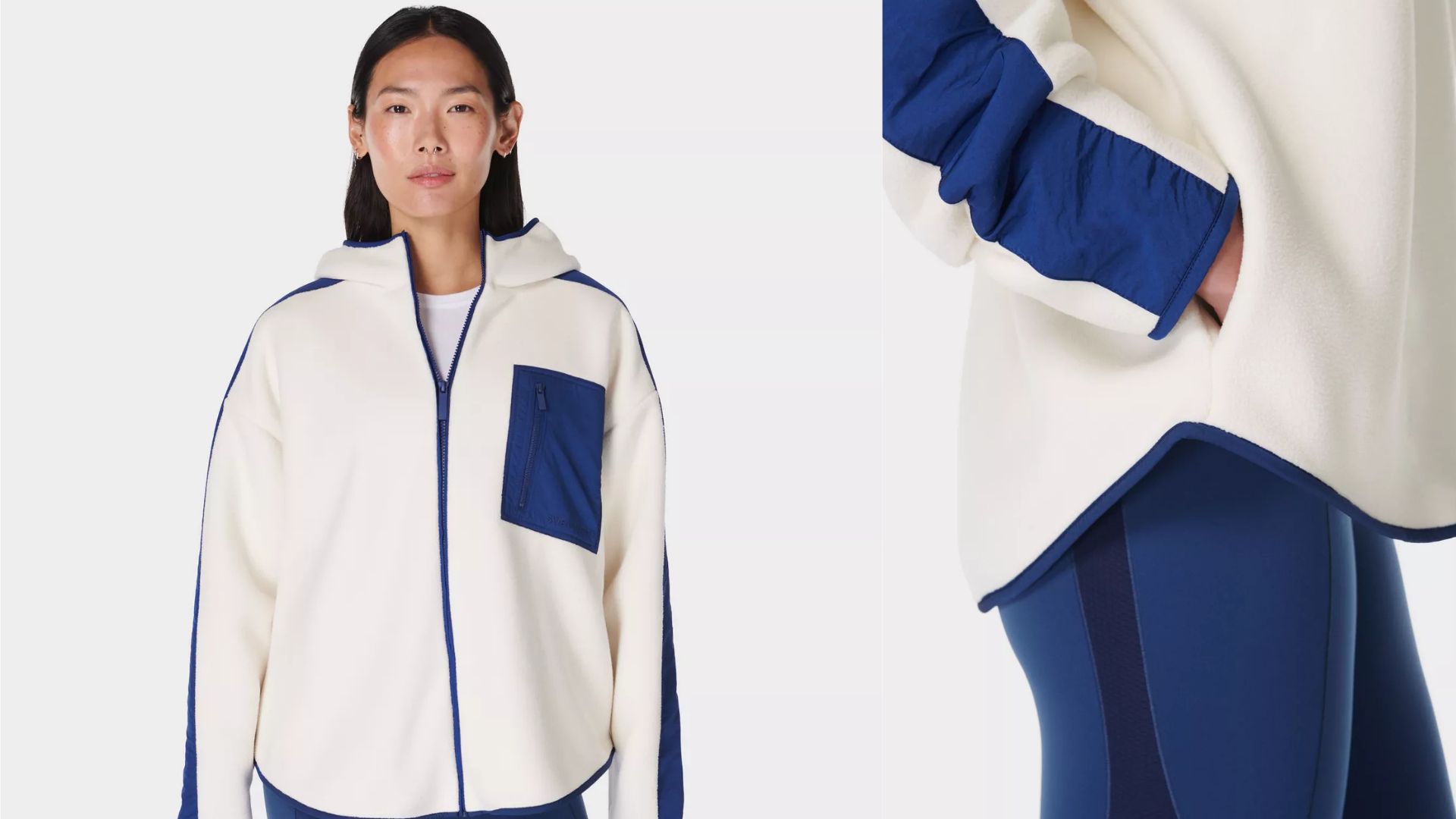 Sweaty Betty Roam Borg Zip Up