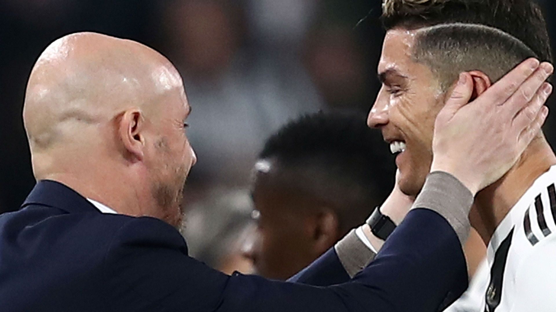 Ten Hag Cristiano Ronaldo Juventus Ajax Champions League