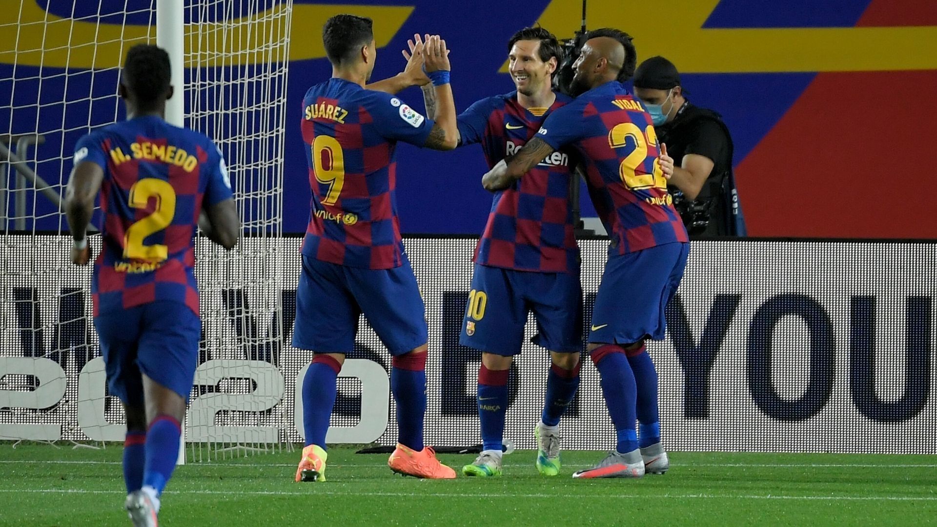 Barcelona Leganés Messi Suarez Vidal