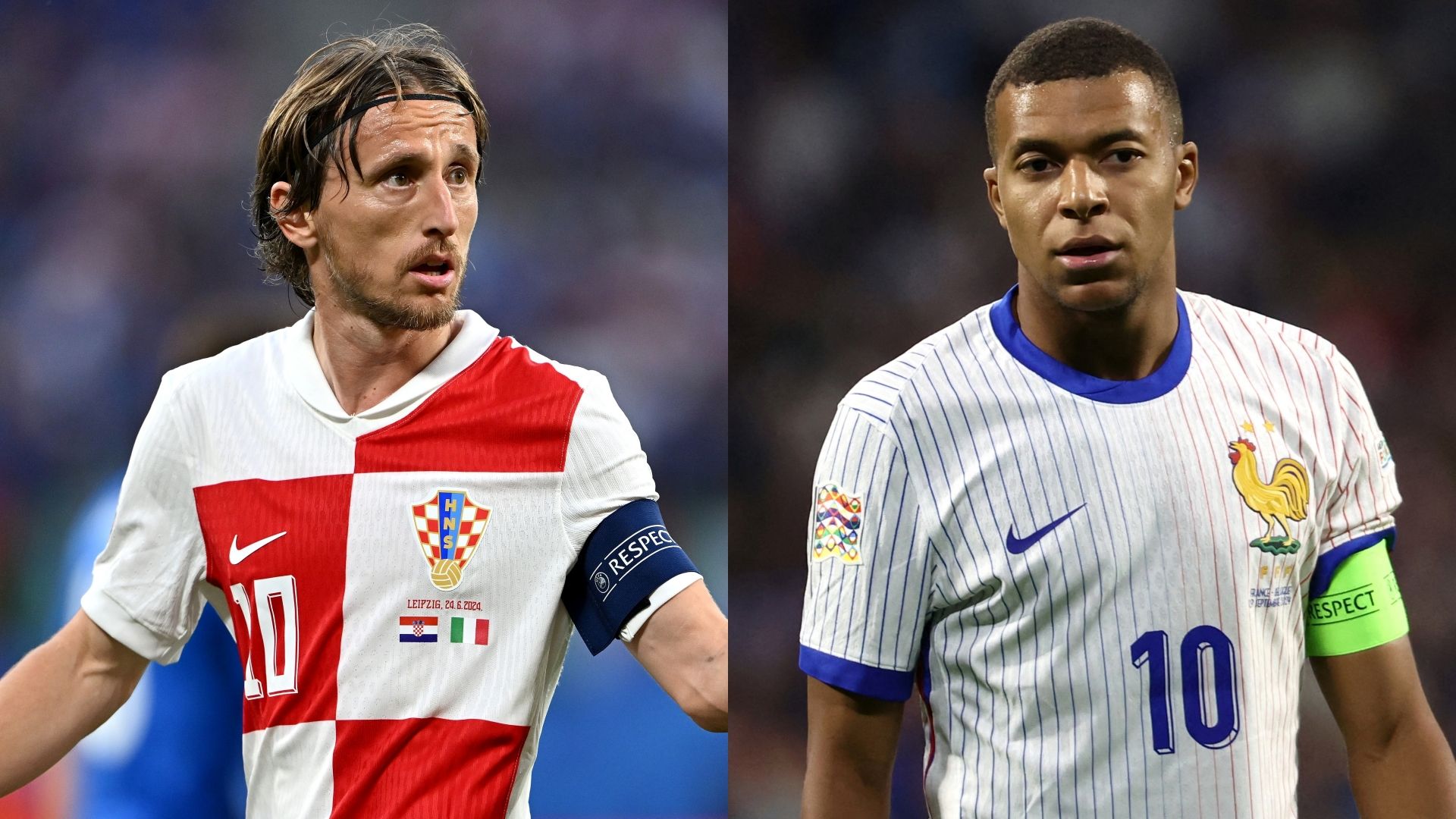 Luka Modric Croatia Kylian Mbappe France