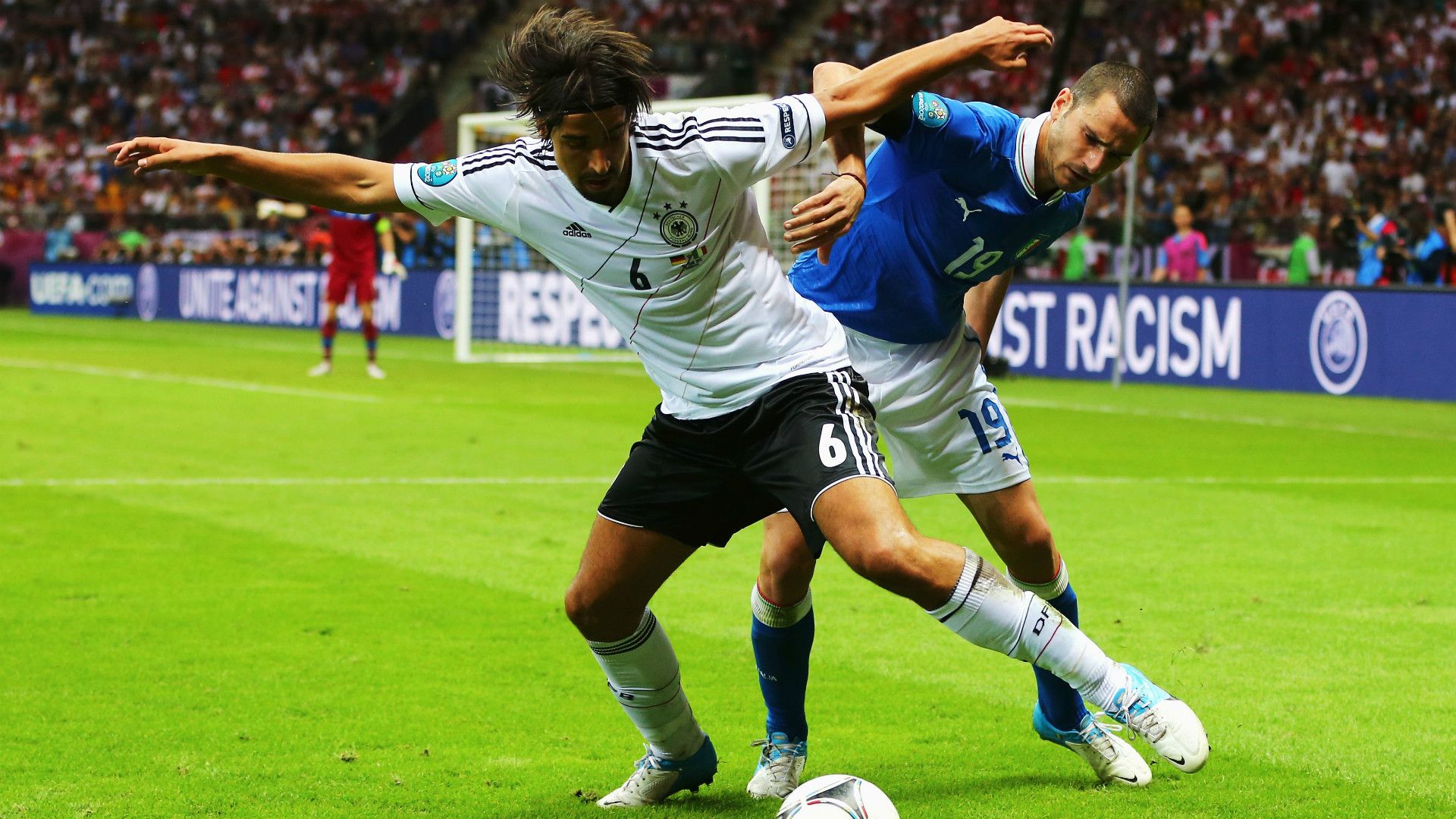 Sami Khedira Leonardo Bonucci Germany Italy European Championship 28062012
