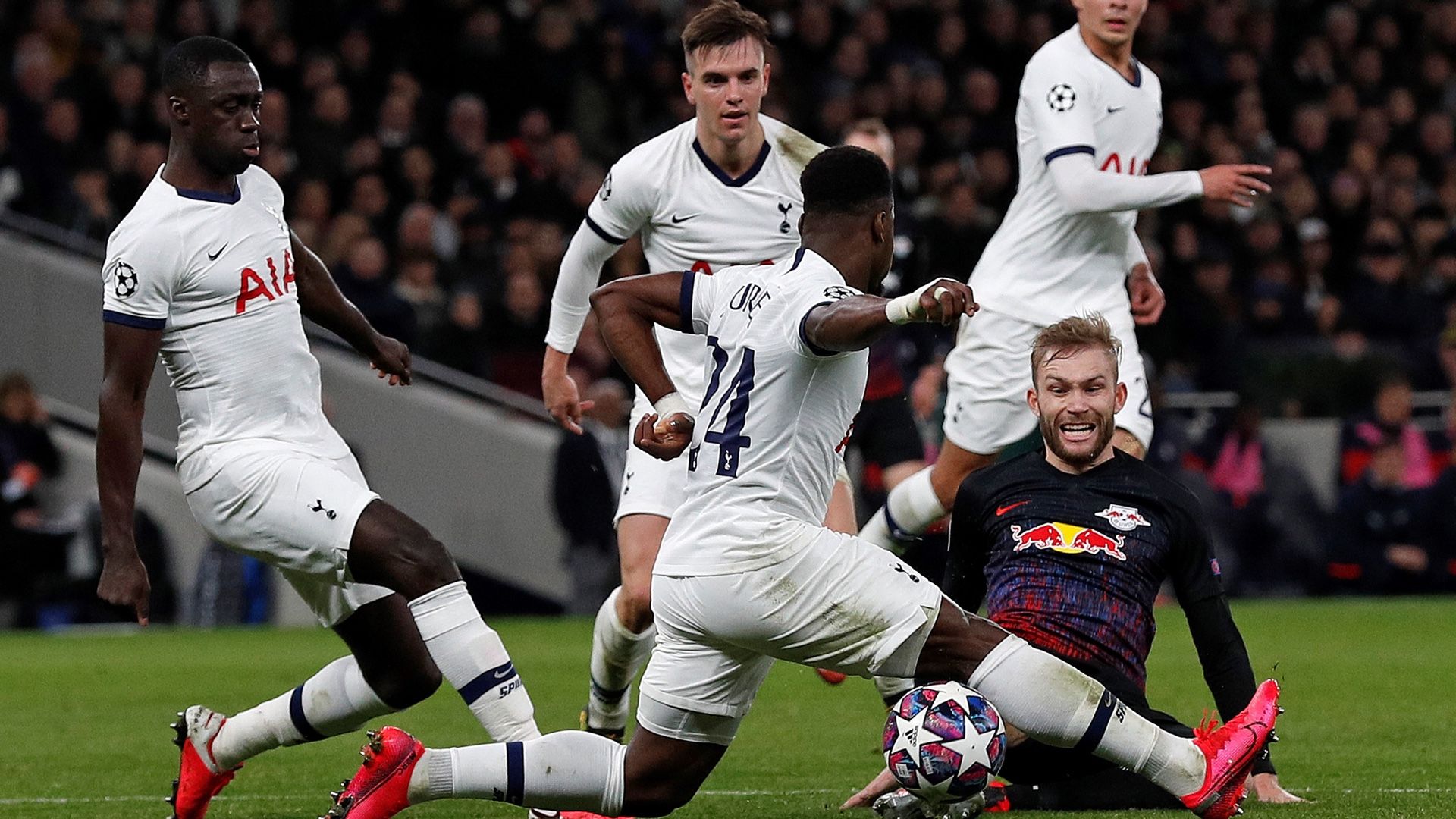 Konrad Laimer Tottenham Hotspur RB Leipzig Champions League 2020