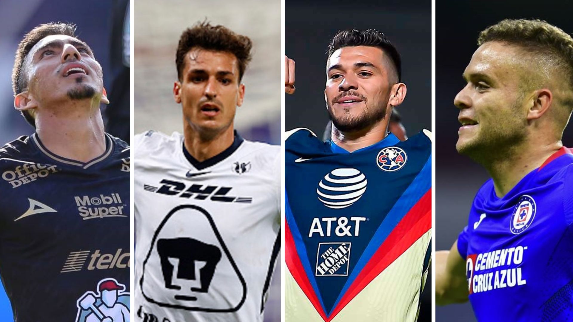 León Pumas América Cruz Azul