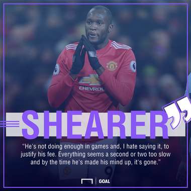 Alan Shearer Romelu Lukaku not justifying fee
