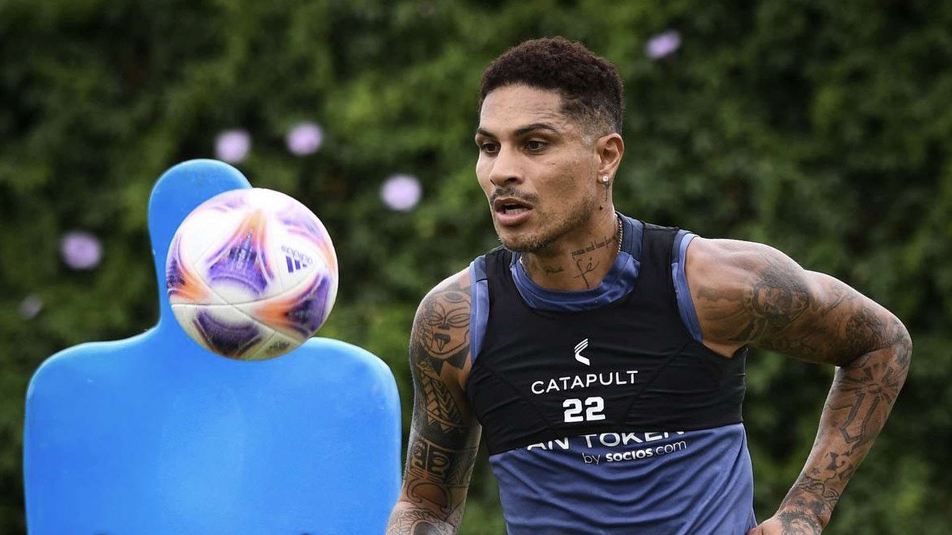 paolo guerrero entrenamiento racing