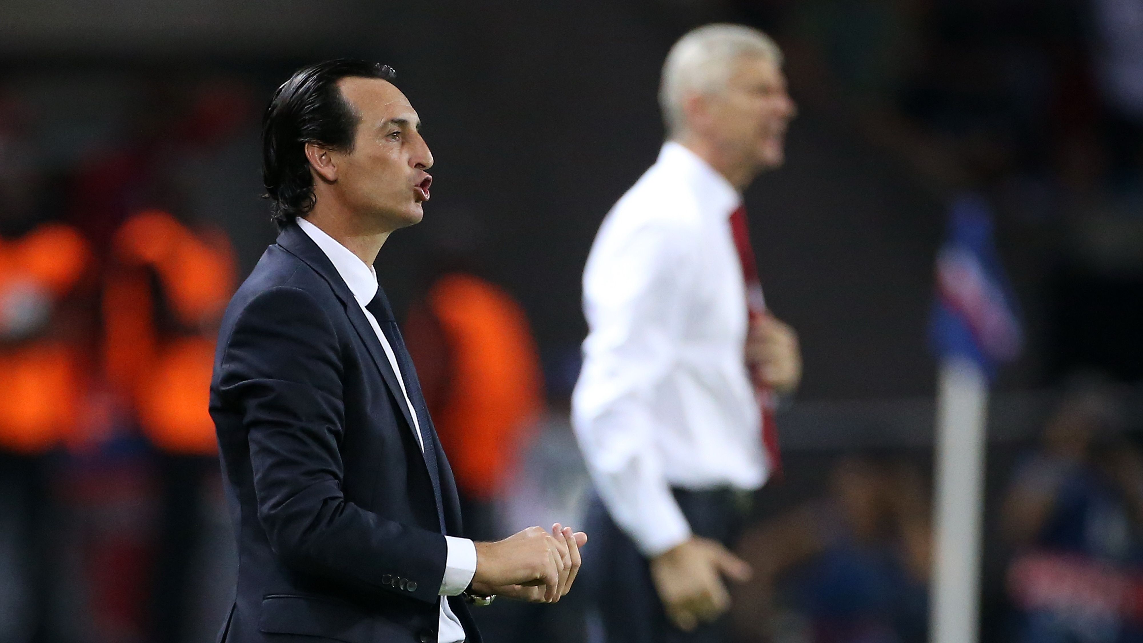 Unai Emery PSG Arsene Wenger Arsenal