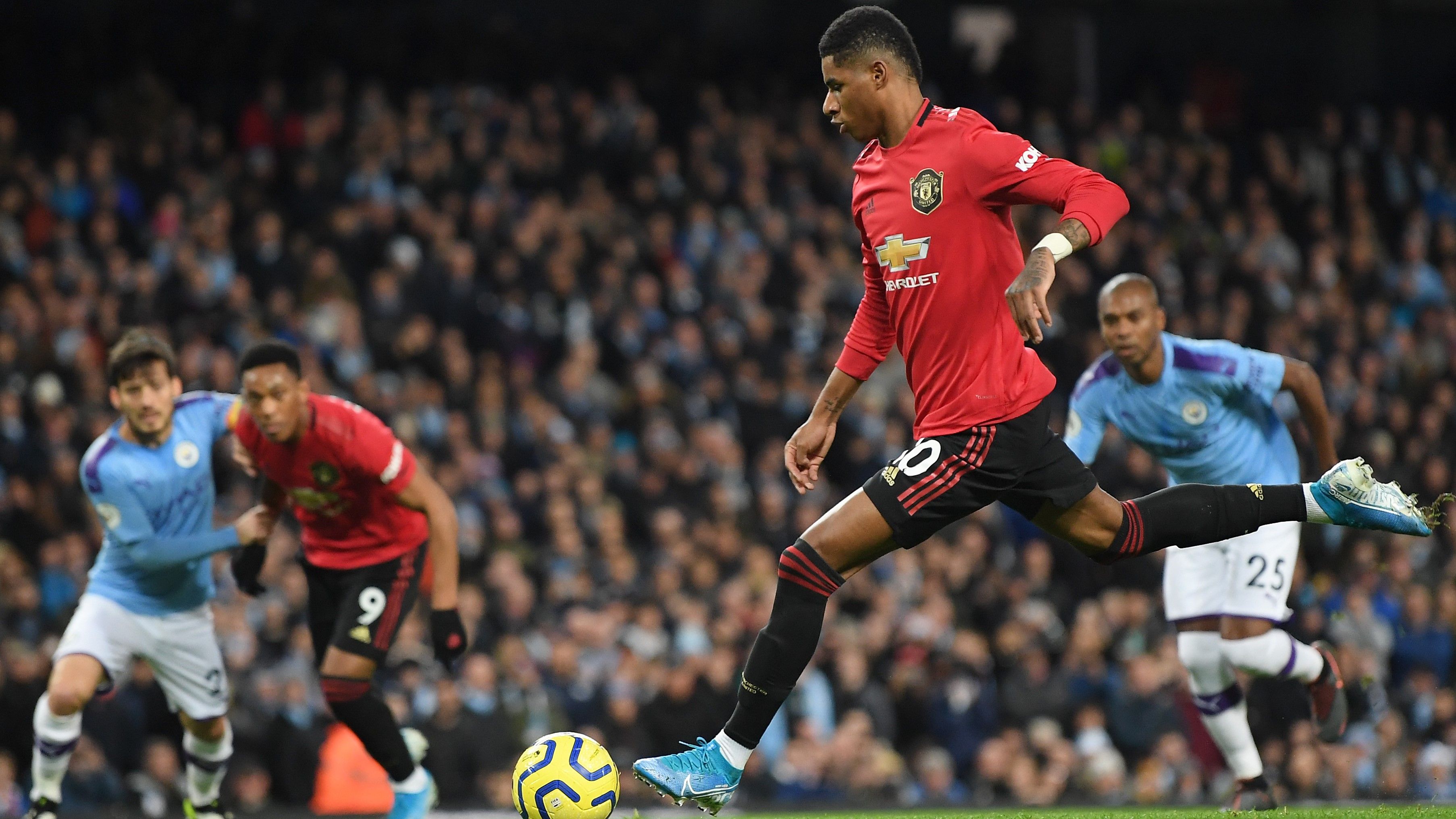 Marcus Rashford Manchester United Manchester City English Premier League Ngoai Hang Anh EPL NHA
