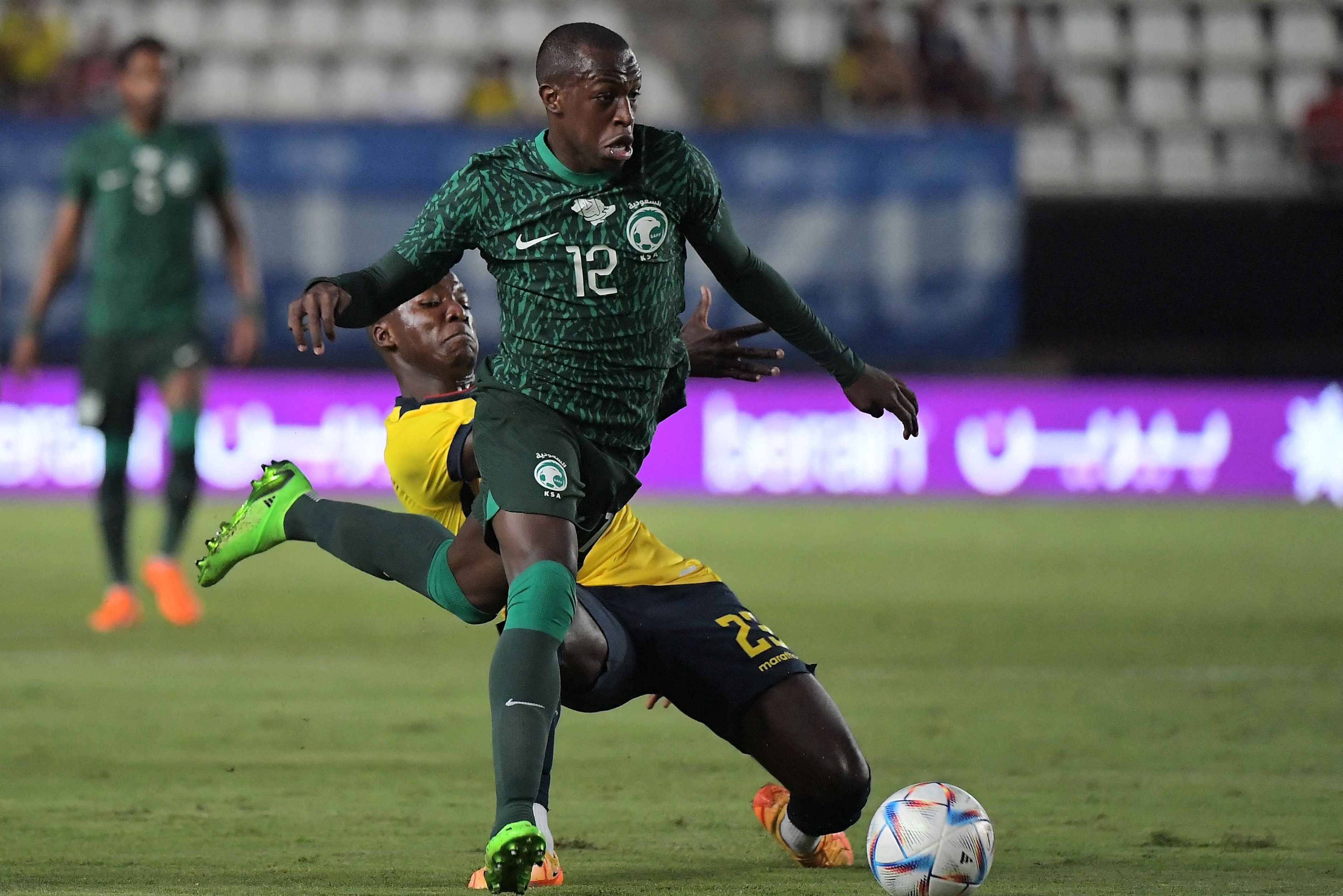 Saudi Arabia's defender Saud Abdulhamid 