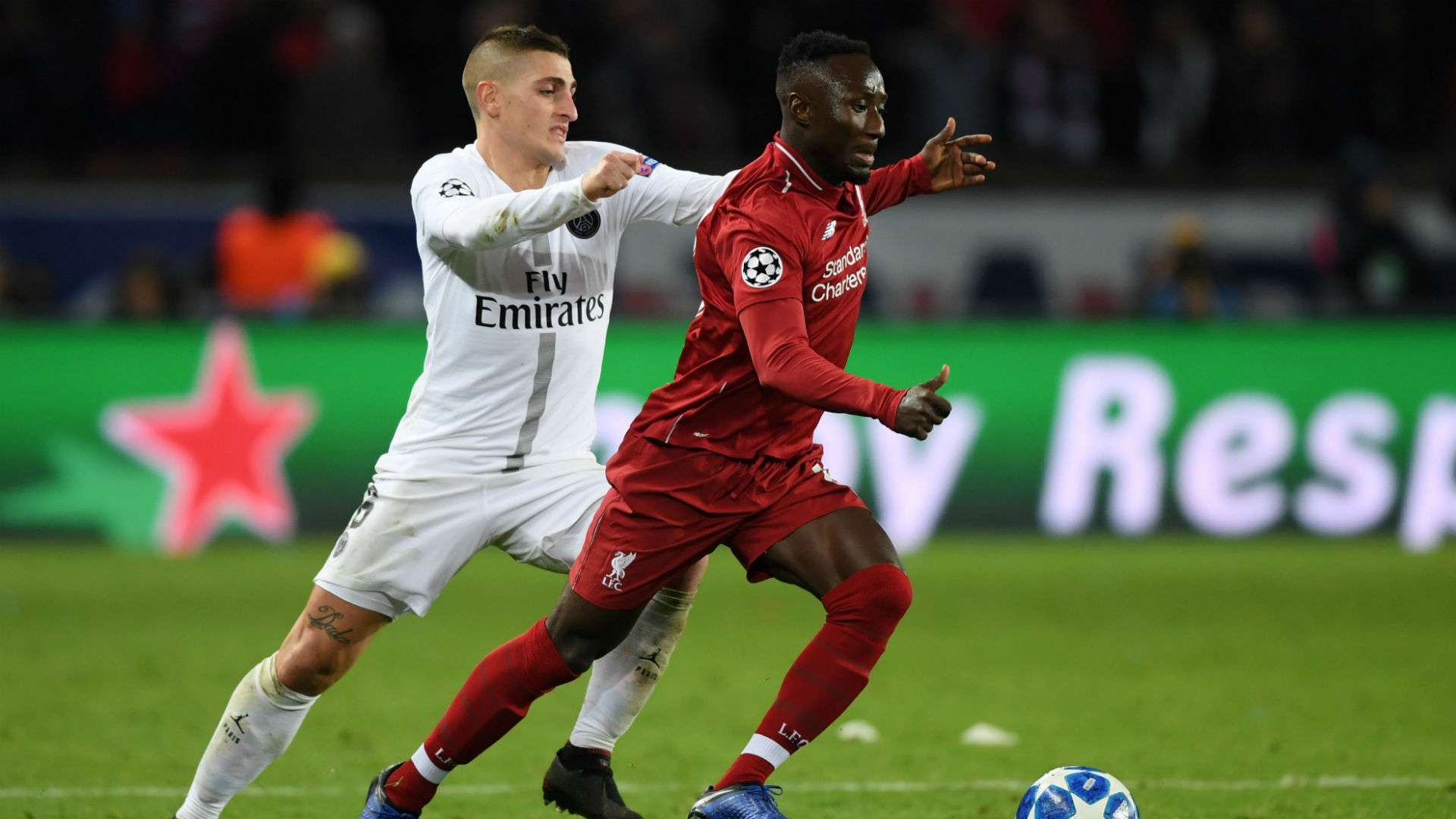 Naby Keita Marco Verratti Liverpool PSG