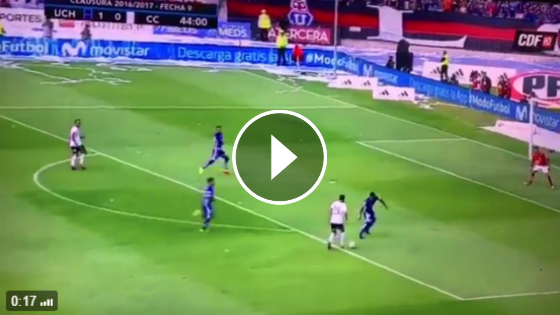 play Octavio Rivero, gol de Colo Colo a Universidad de Chile