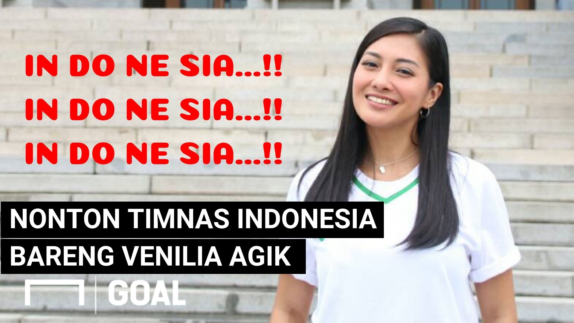 Dukung Timnas Indonesia Bareng Venilia Agik