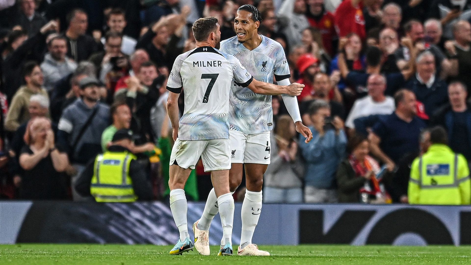 Virgil van Dijk James Milner Liverpool Manchester United 2022-23