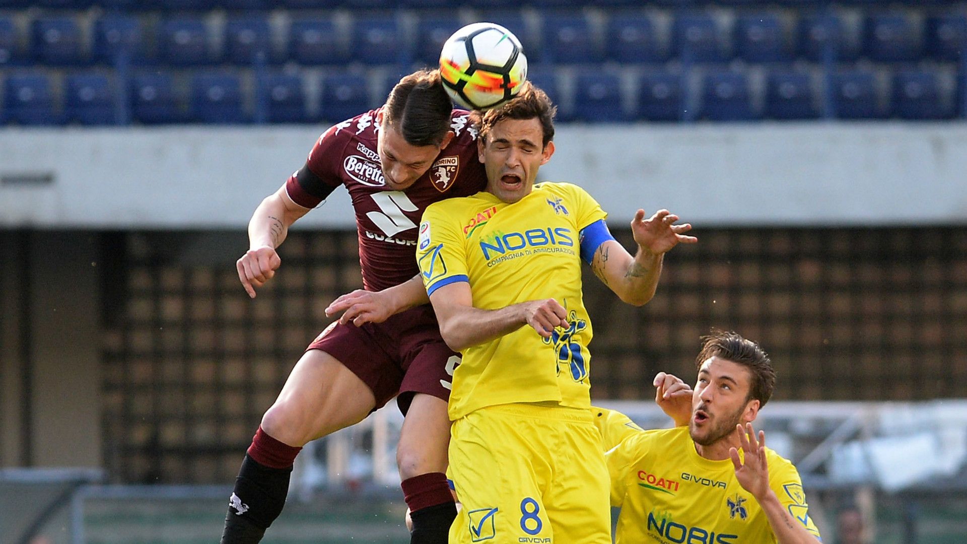 Andrea Belotti, Ivan Radovanovic, Chievo, Torino, Serie A, 14042018