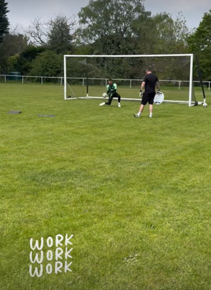 David de Gea in training