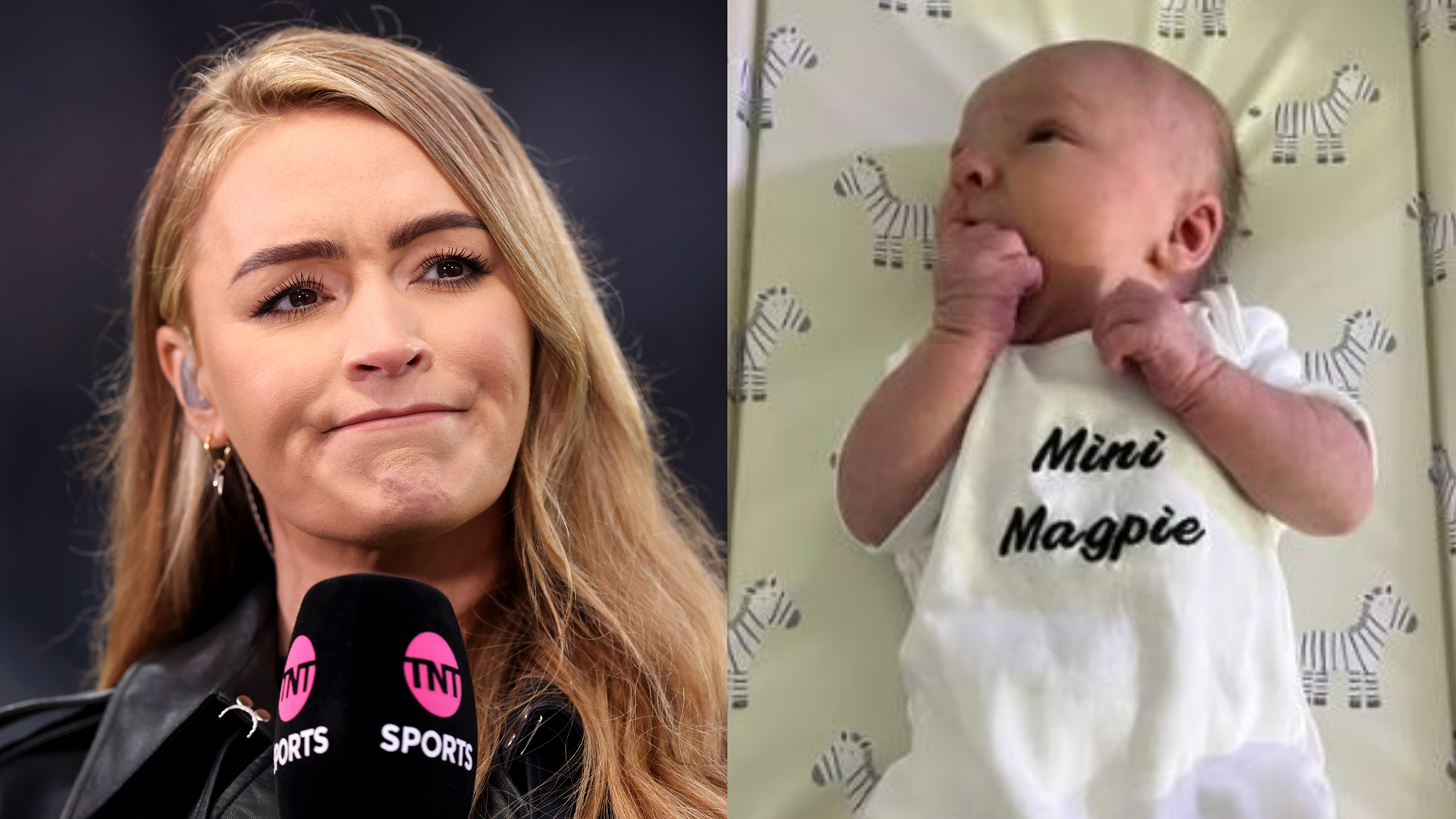 Laura Woods left 'fuming' with fiance Adam Collard after TNT Sports presenter spotted newborn son dressed in gear of Arsenal's Premier League rivals days after Mikel Arteta gifted pair with Gunners merch | Goal.com UK