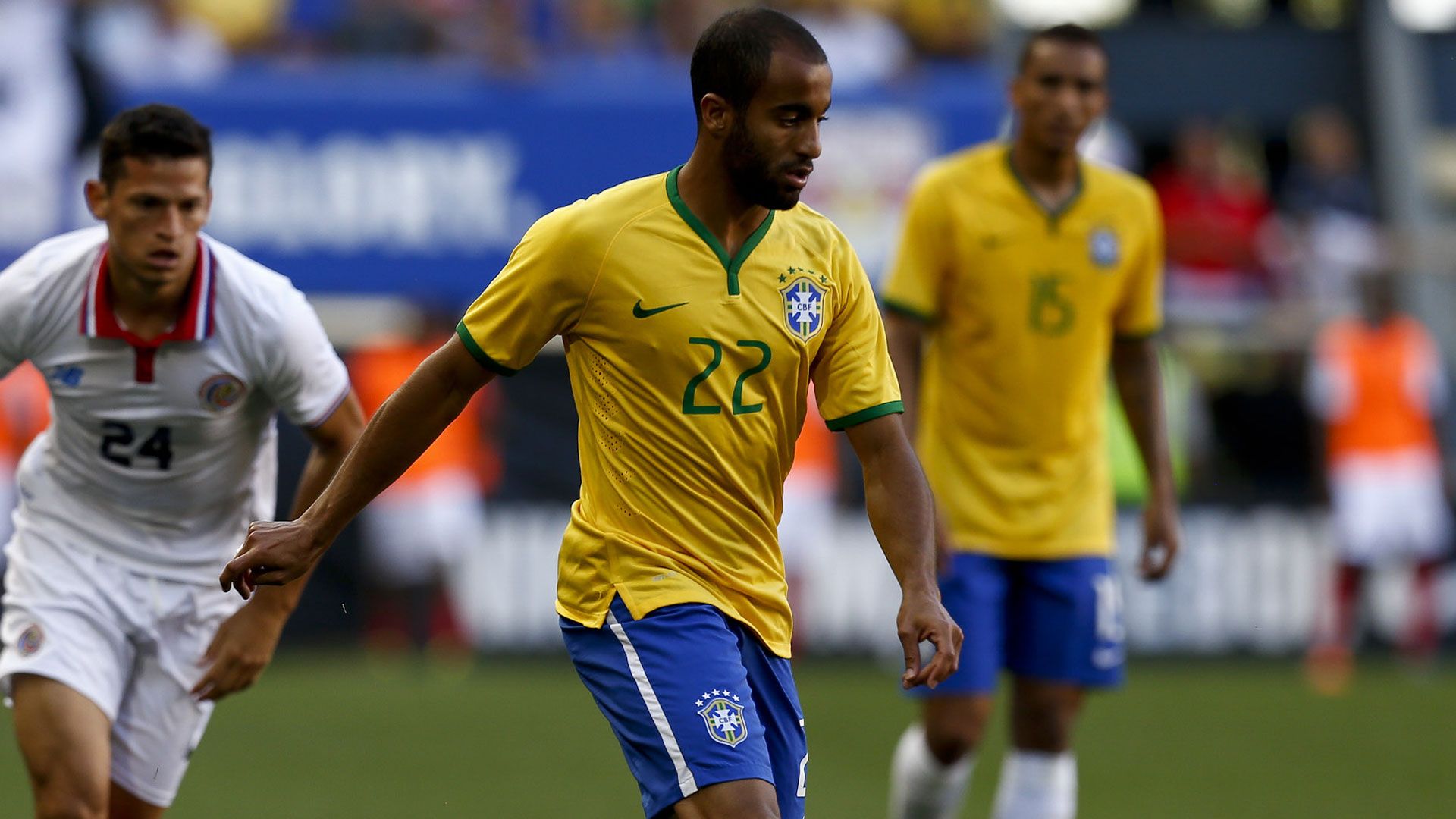 Lucas Moura Brazil Friendly against Costa Rica 05092014