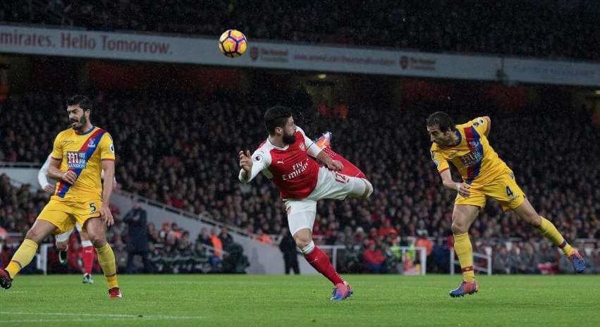 Oliver Giroud Arsenal Crystal Palace