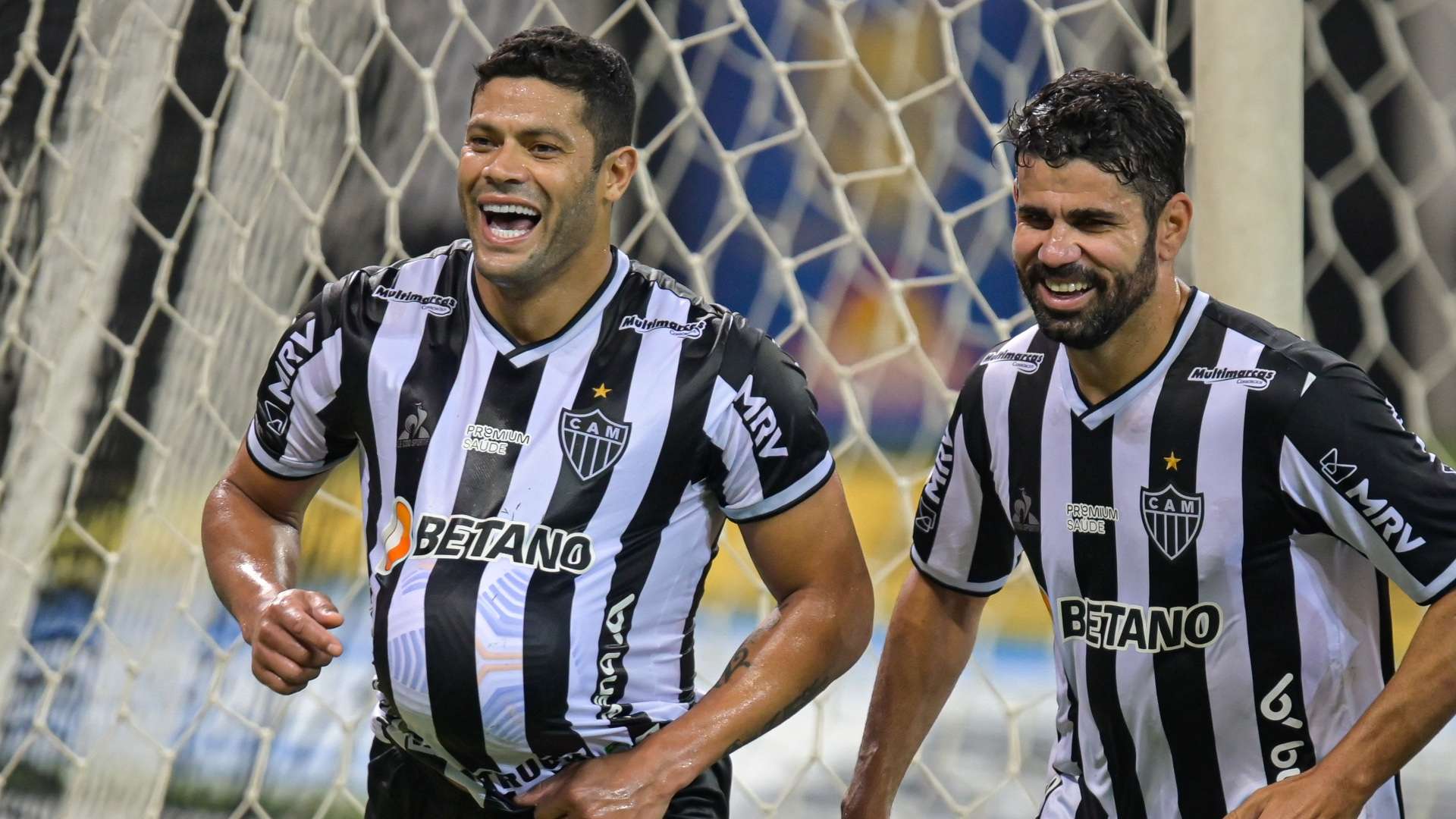 Hulk, Diego Costa comemoram, Atlético-MG x Sport Recife, Brasileirão, 18092021