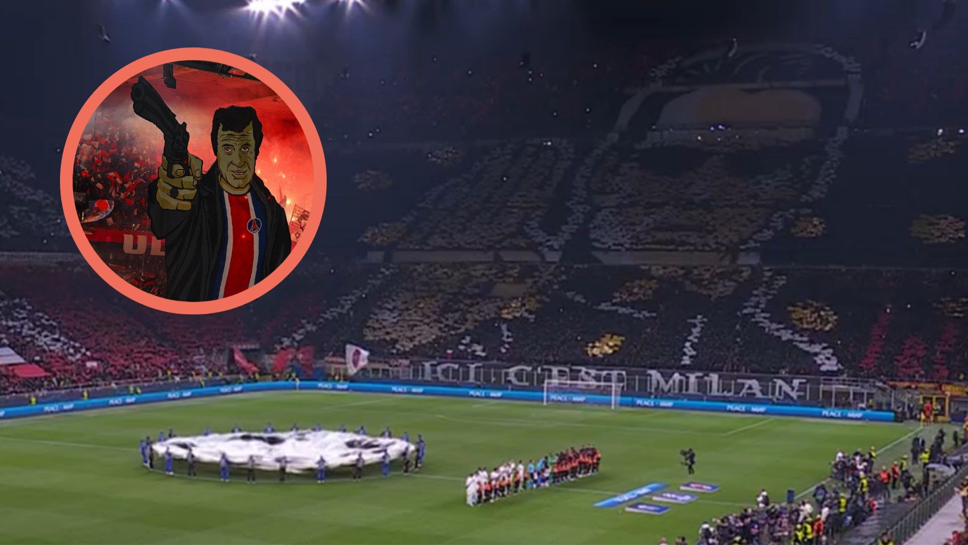 Milan Fans PSG