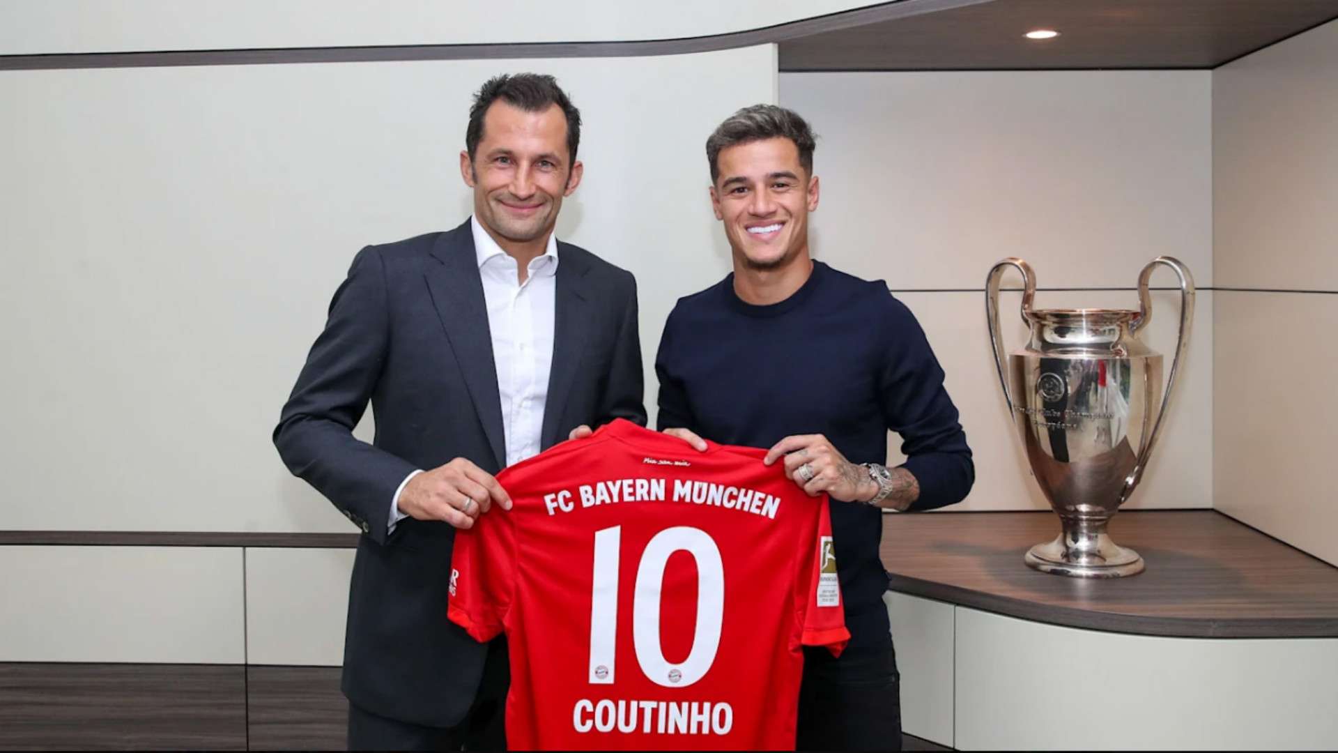 Philippe Coutinho FC Bayern Brazzo Salihamidzic 2019