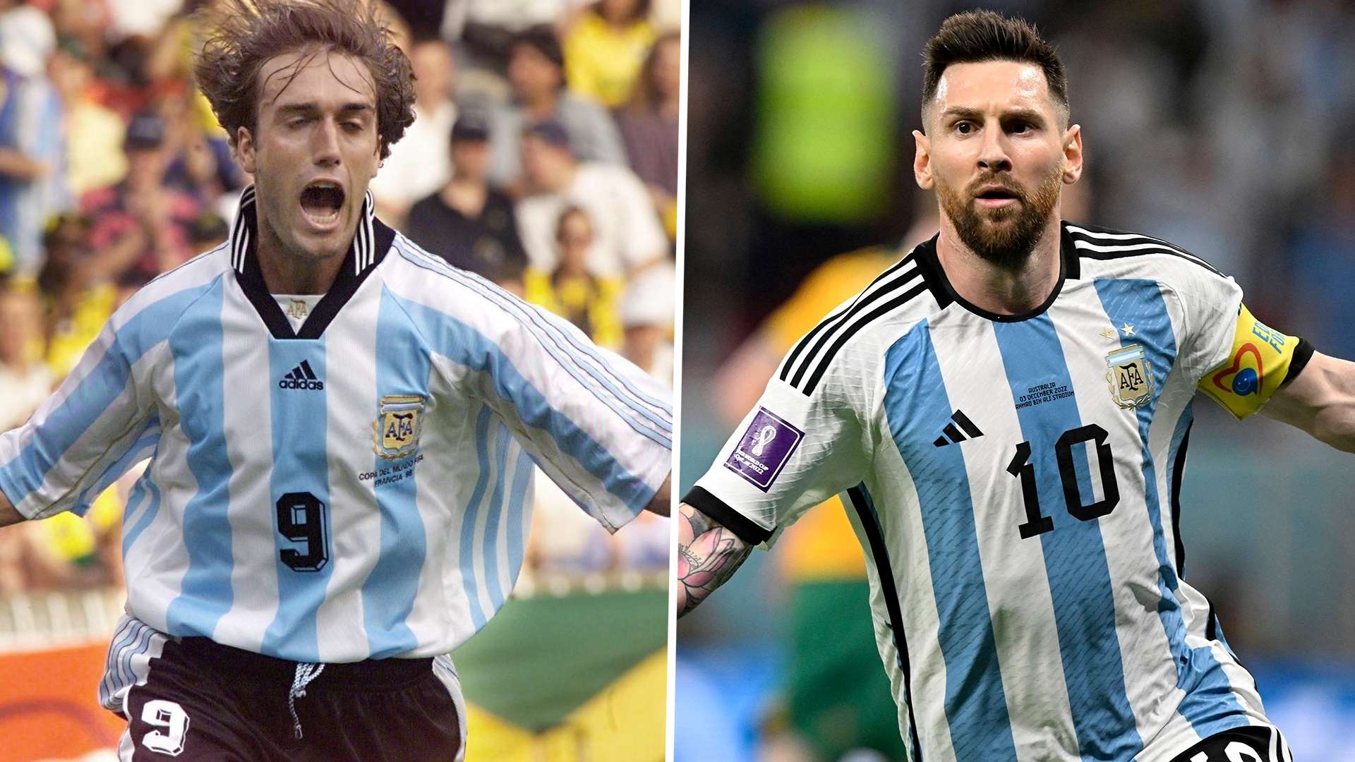 Argentine Batistuta Messi Coupe du monde
