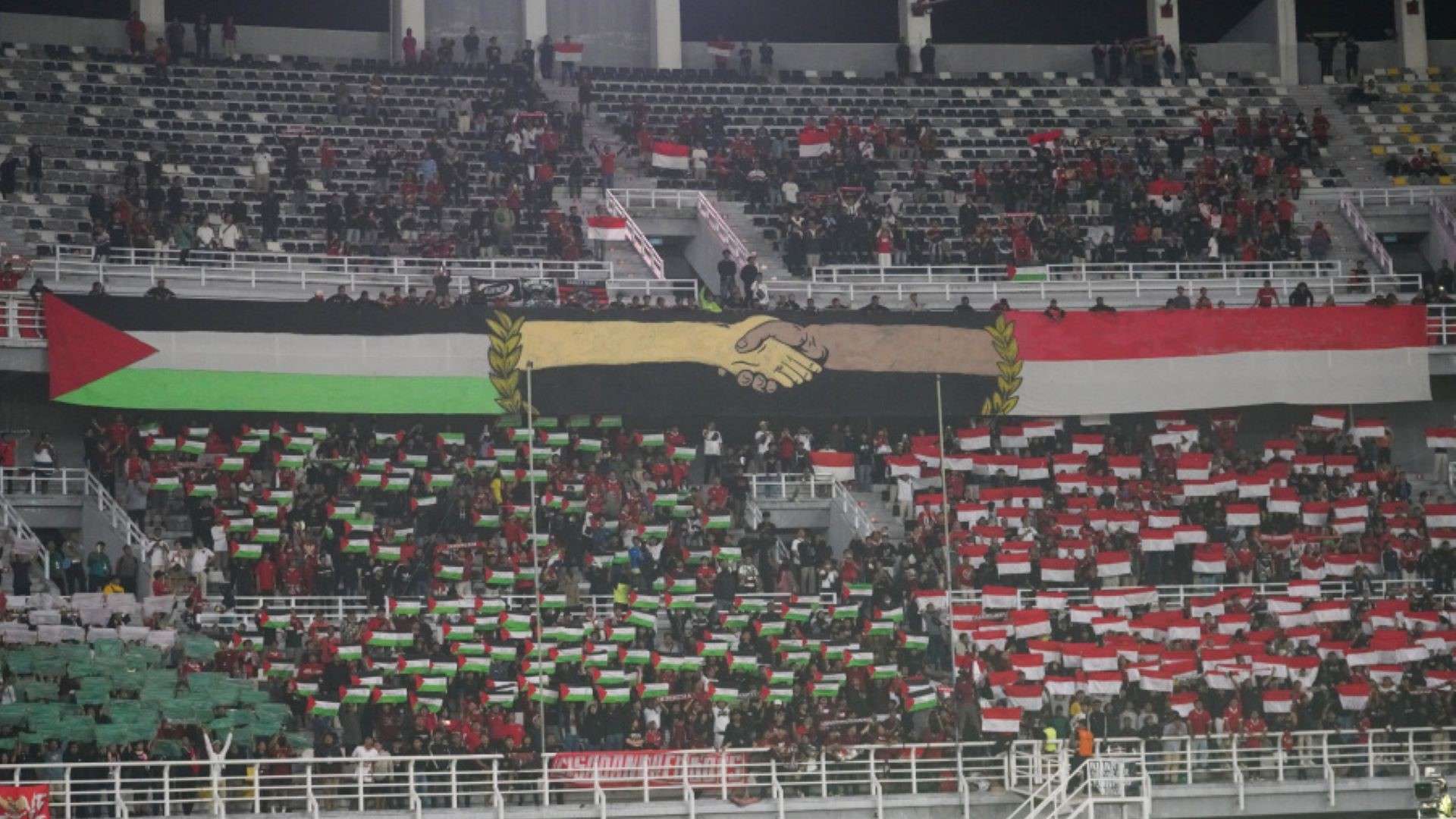 Fans Indonesia Dukung Palestina