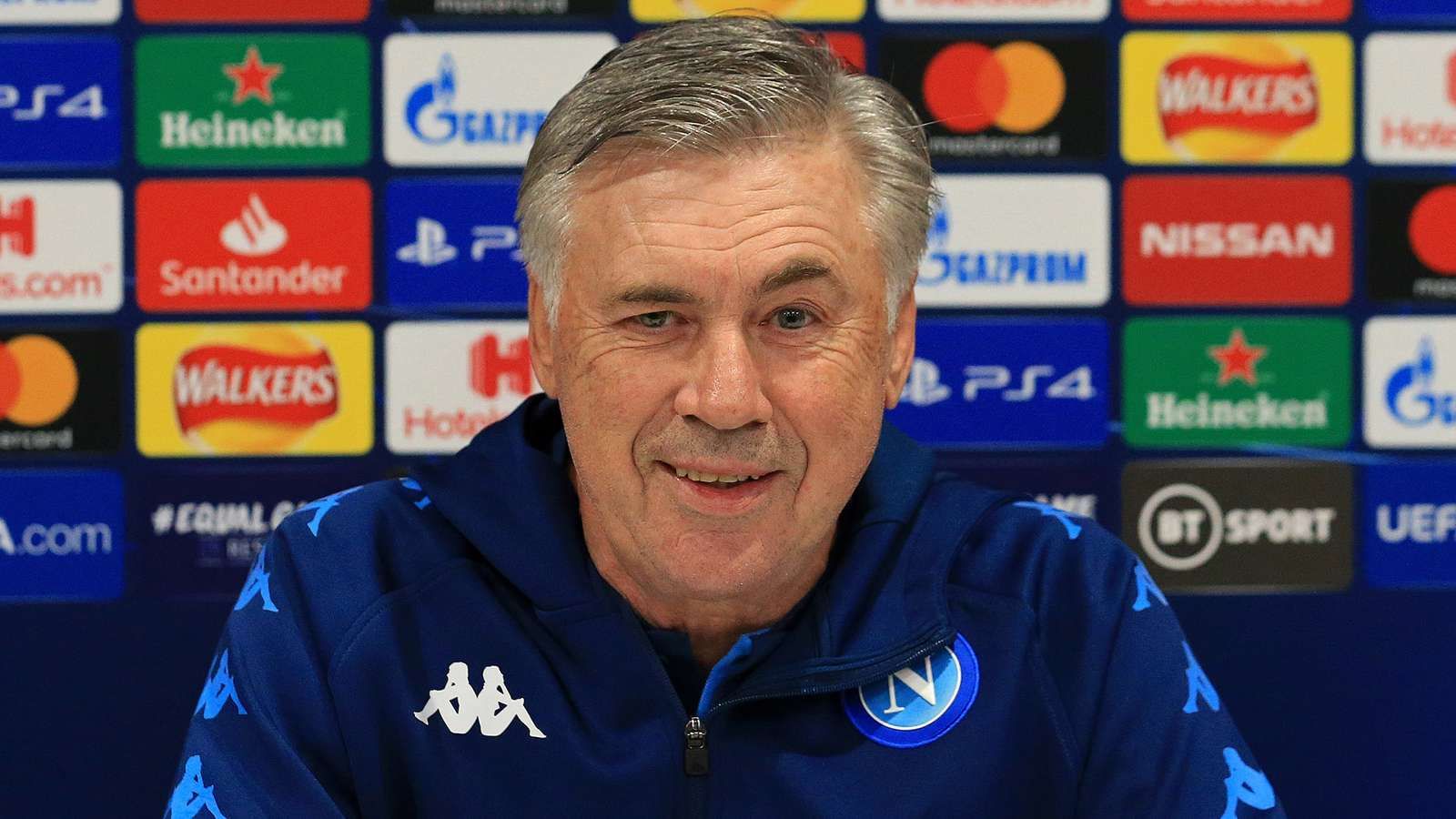 Carlo Ancelotti. Napoli. UEFA Champions League