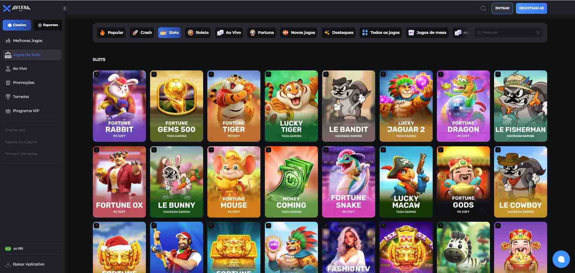 receba bet cassino