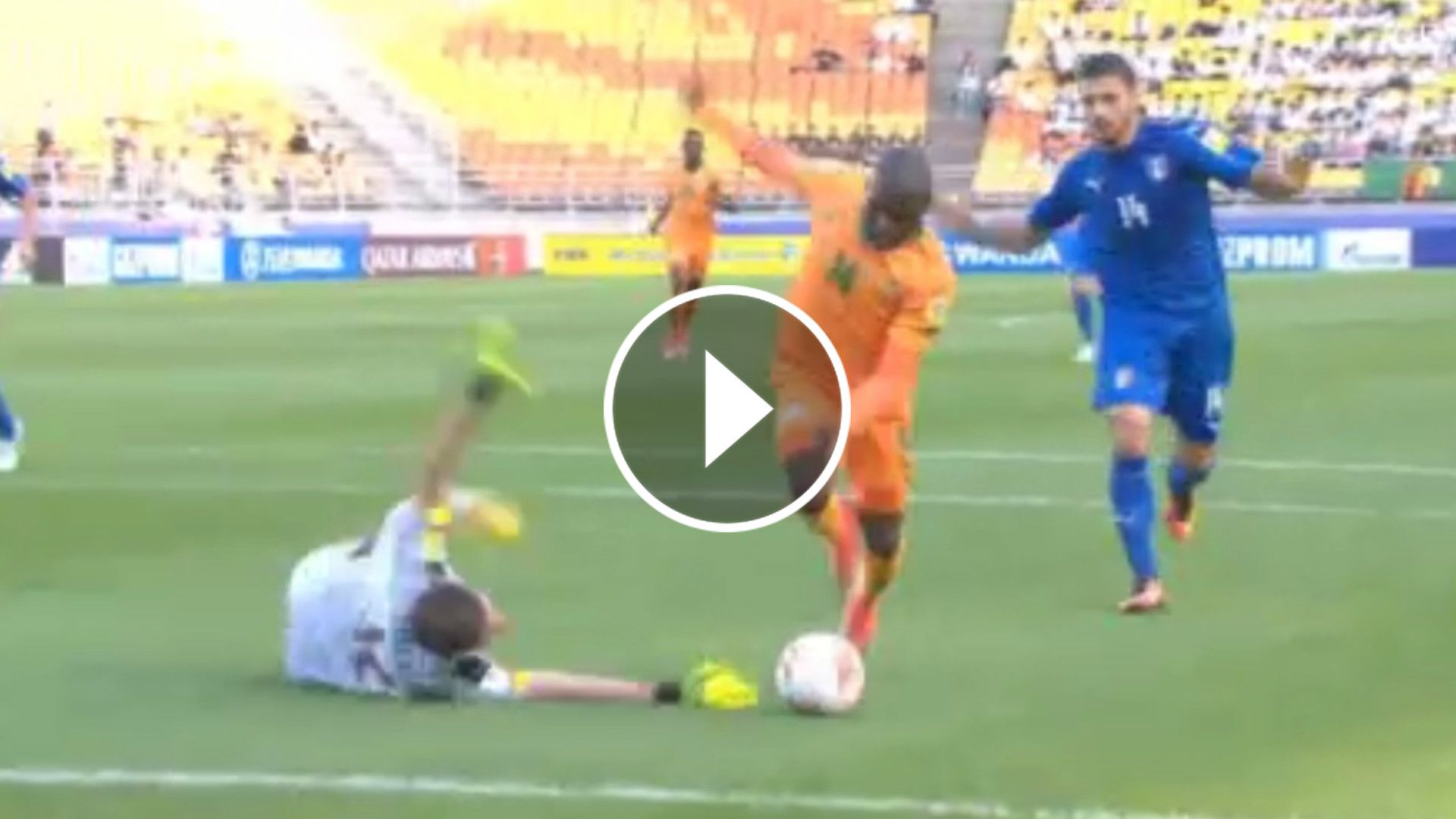 Zambia Italia Penalty World Cup U20 Video Play