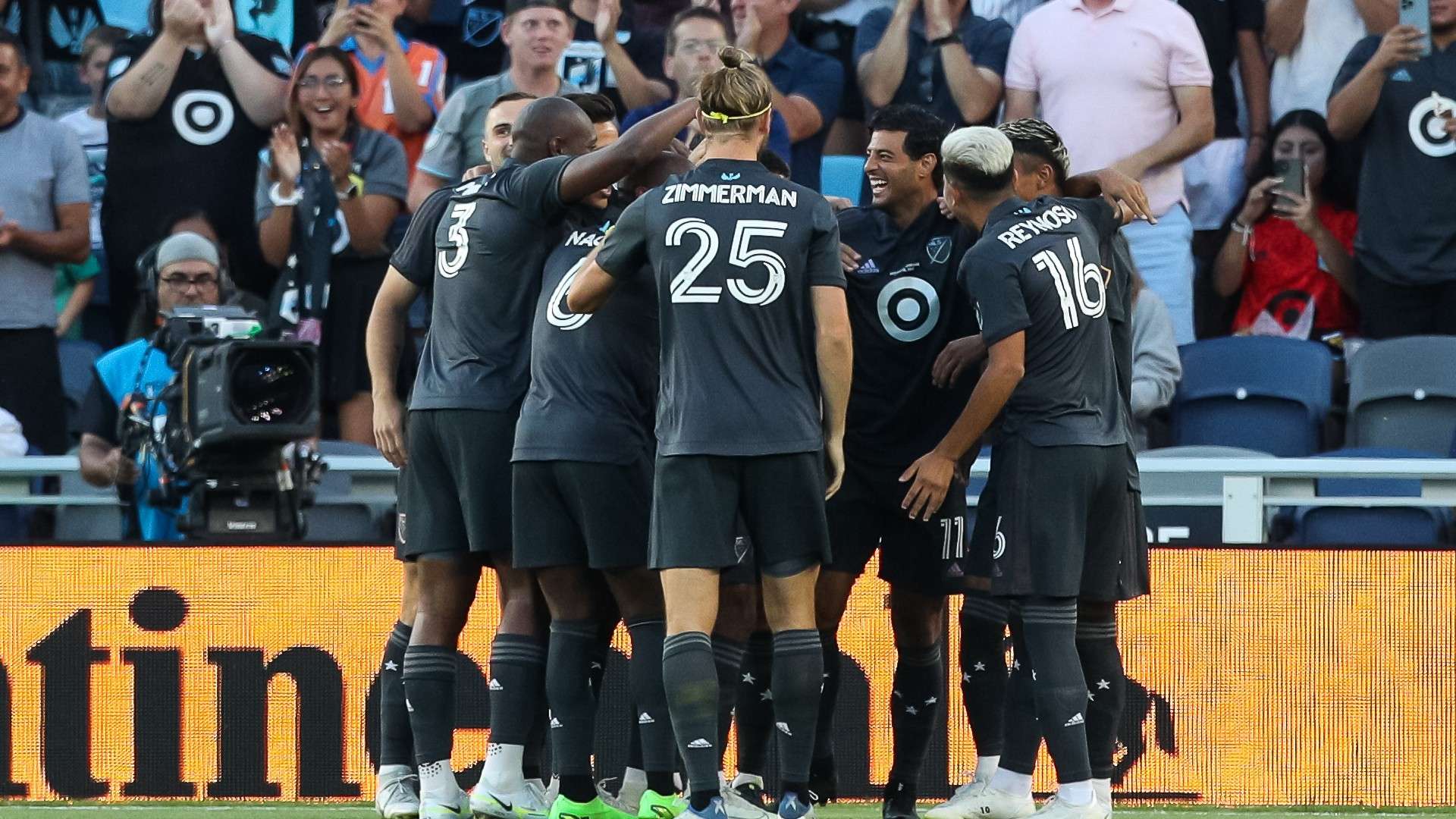 MLS ALl-Star Goal celebration