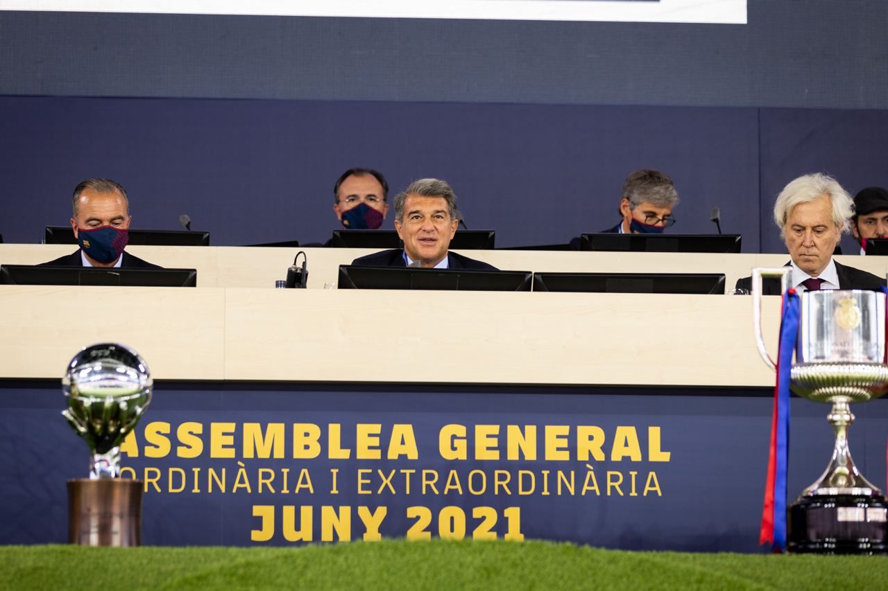 Joan Laporta asamblea