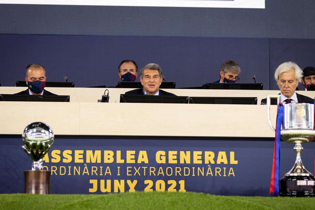 Joan Laporta asamblea