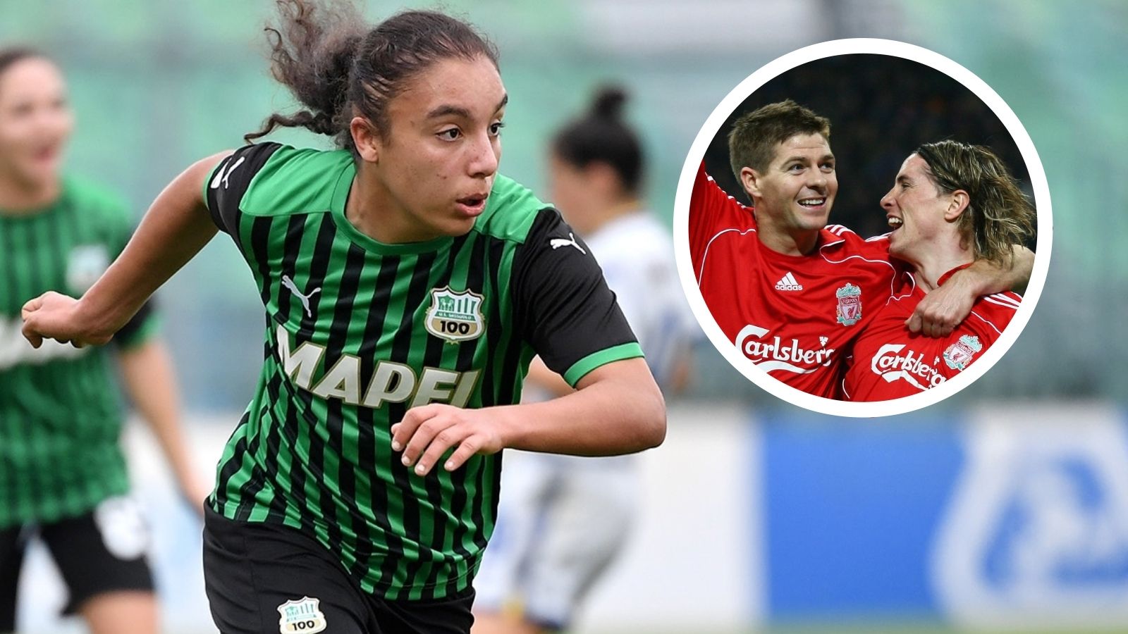 Haley Bugeja Steven Gerrard Fernando Torres composite