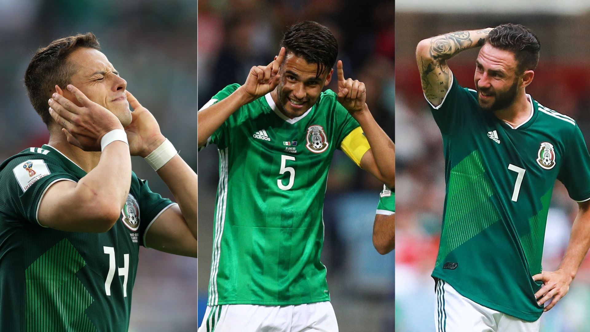 Chicharito Diego Reyes Miguel Layun México