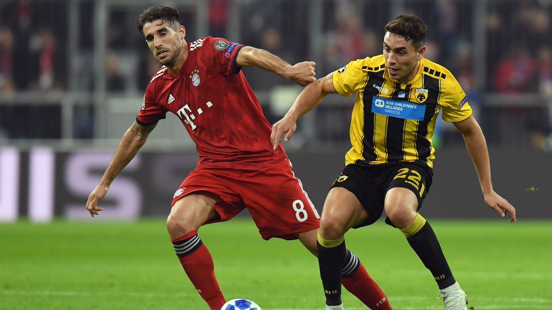 Javi Martinez FC Bayern Champions League 07112018